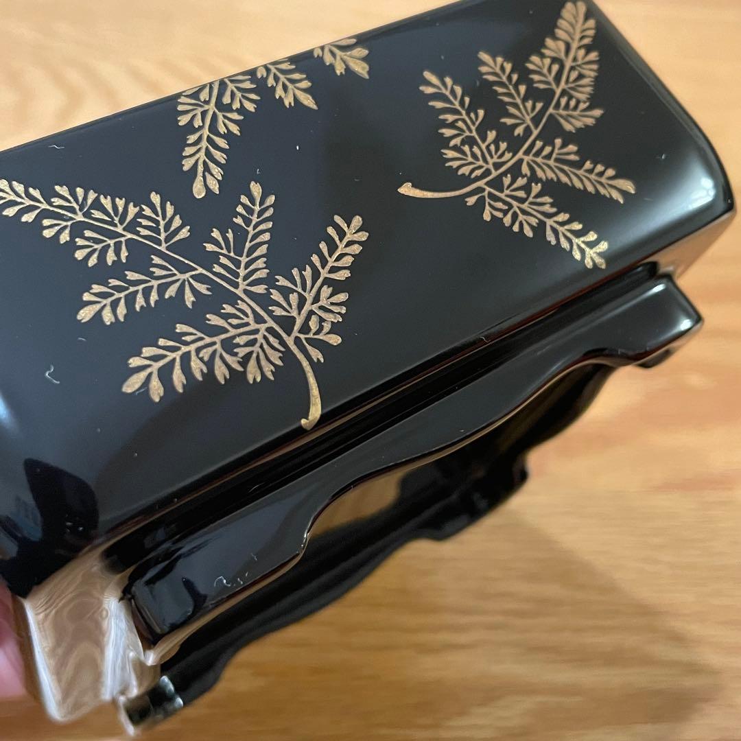 【未使用】祖雅堂 会津白木屋漆器店謹製•2段小重 12×12 •多用途•和モダン