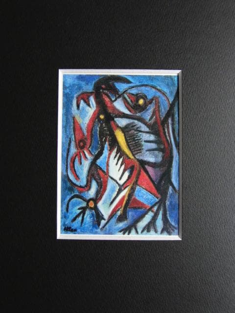 ジャン・ミシェル・アトラン、絵画２、希少画集画、新品高級額・額装付