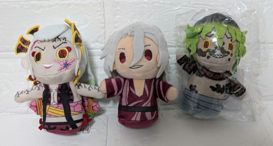 鬼滅の刃　ぽてっとますこっとぬいぐるみ　遊郭篇　　宇髄天元　妓夫太郎　堕姫