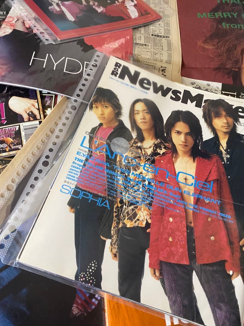 【初期レア】 L'Arc~en~Ciel VAMPS HYDE会報誌など 大量