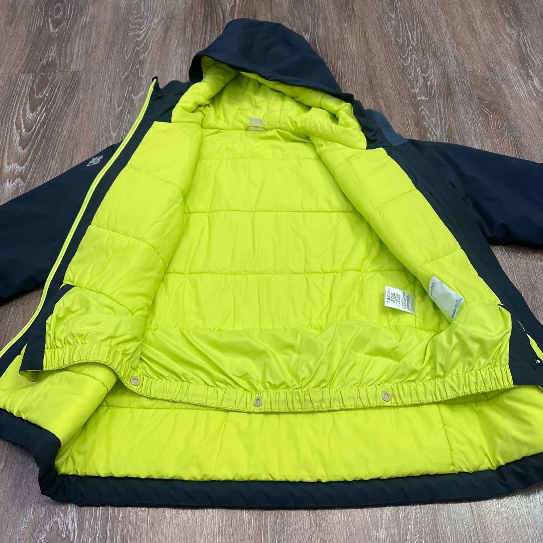 パウダーステップパーカ　150 ブルー　モンベル男の子　女の子