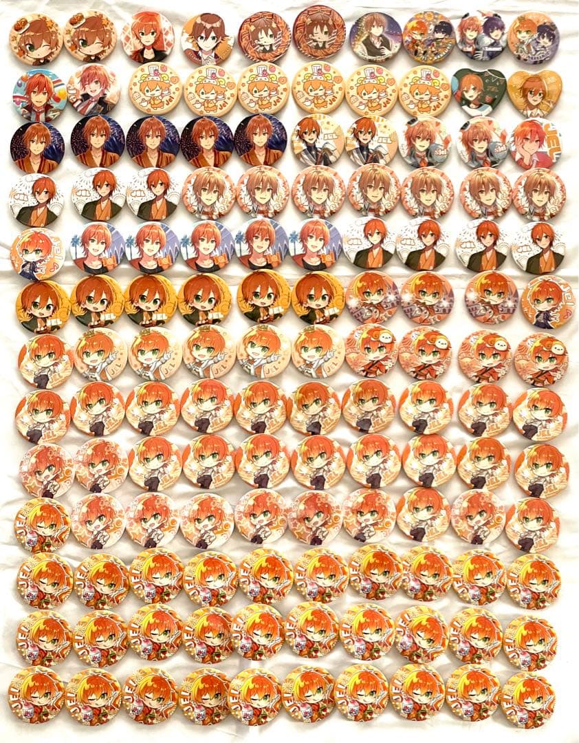 ◆すとぷり ジェルくん 缶バッジ 130個まとめ売り ◆