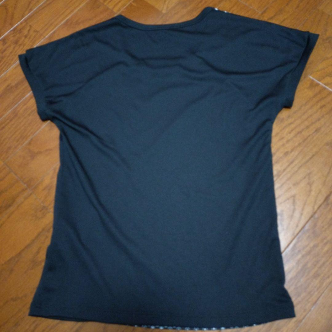 フィラ　黒✕白水玉シャツМ＆スコートS