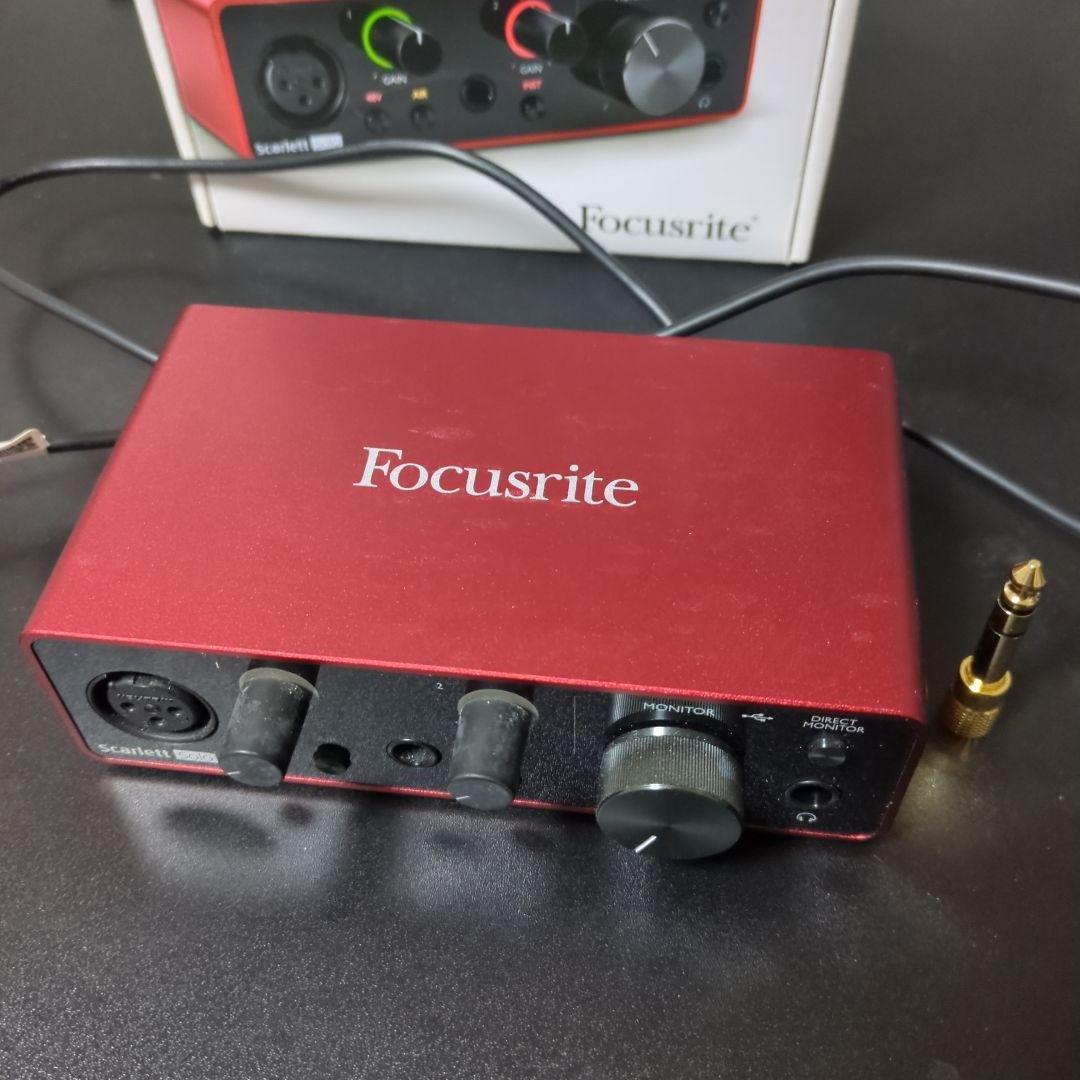 focusrite Scarlett Solo　オーディオインターフェース