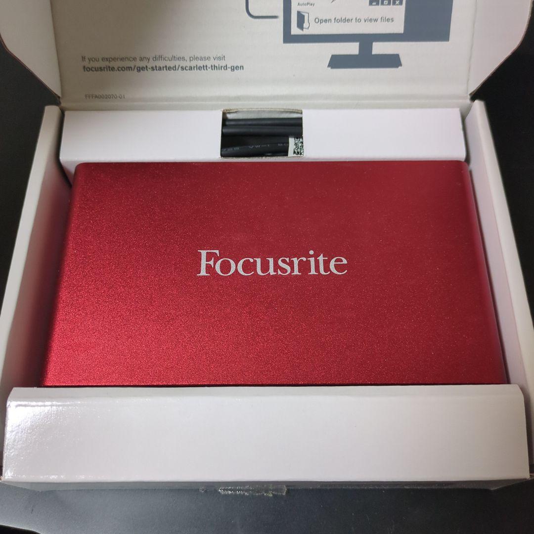 focusrite Scarlett Solo　オーディオインターフェース