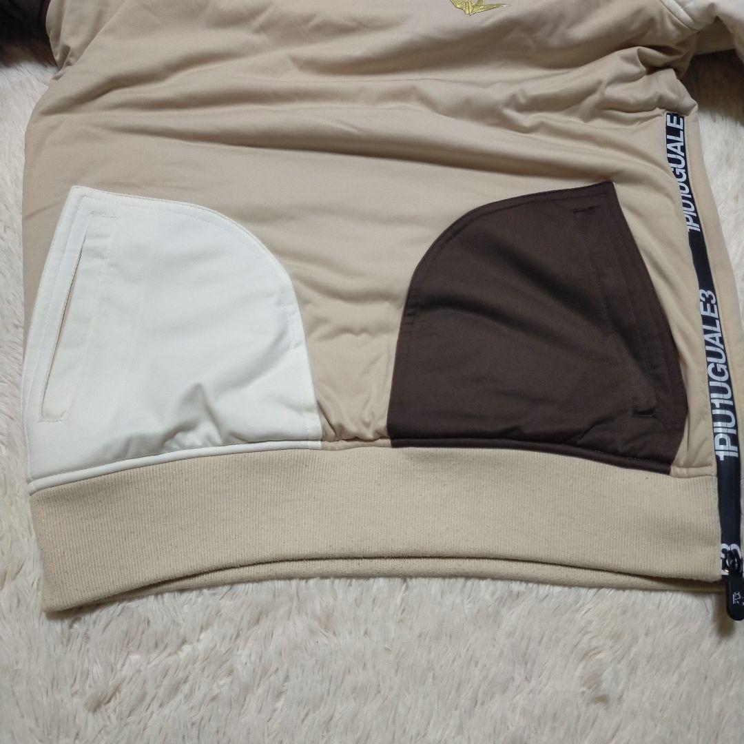 1PIU1UGUALE3 GOLF CRAZY SNEEDJACK 茶 白 M