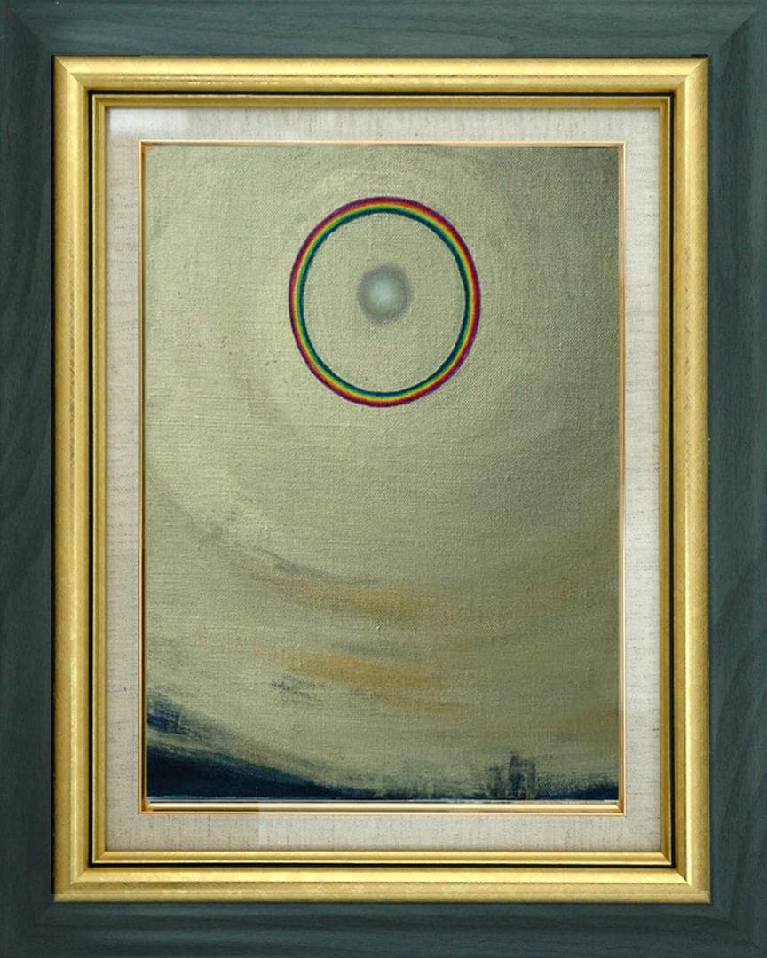 油絵 菅家令子 絵 絵画 インテリア F3-G92023 風景 祈り 希望 奇跡