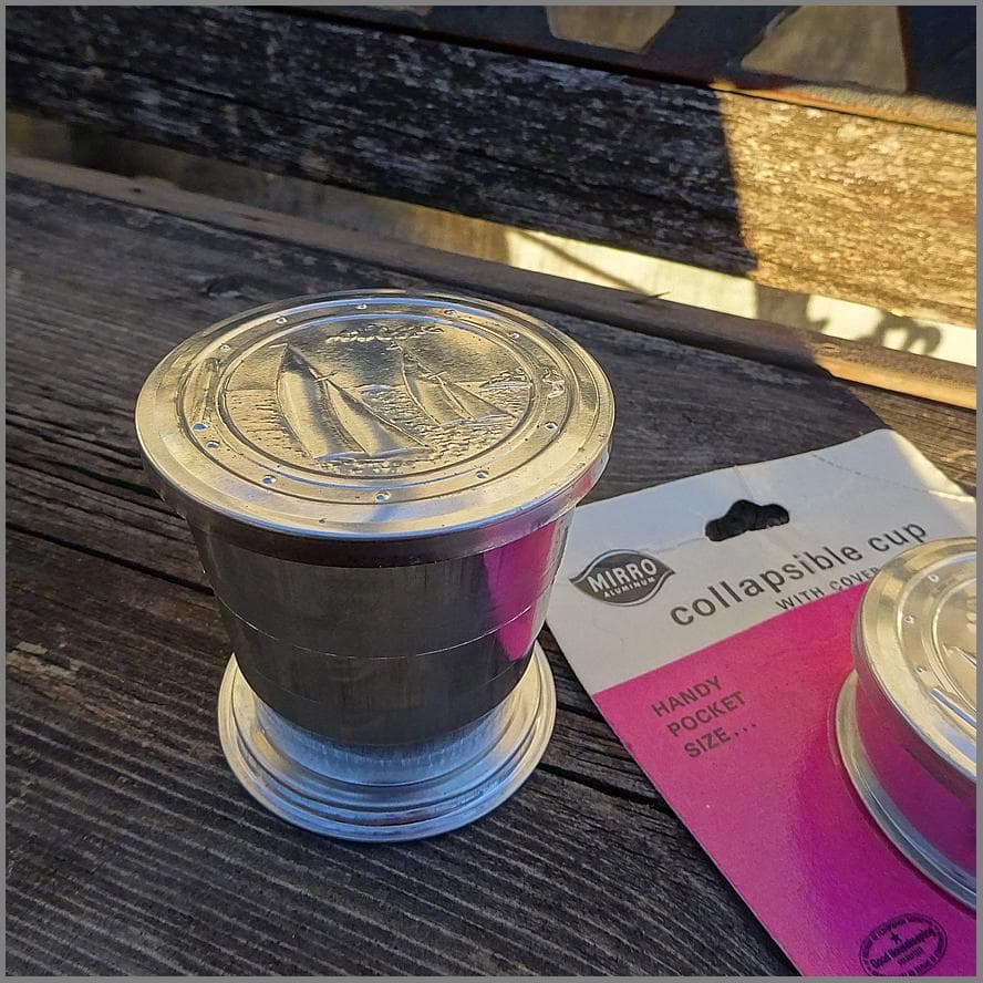 60’s MIRRO★折り畳みカップ ビンテージ ミロ デッドストック