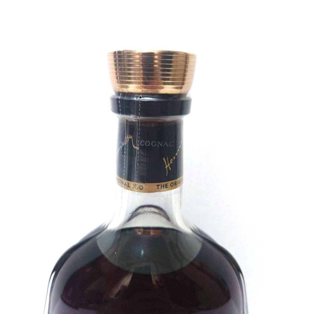 2 ヘネシーXO　オリジナル 金キャップ クリアボトル　コニャック
