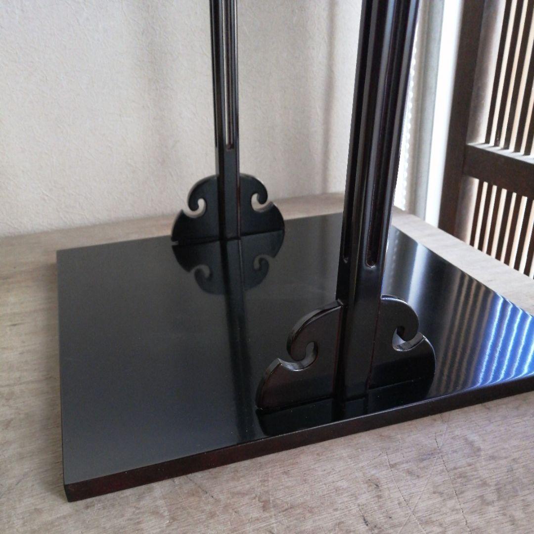 寿棚　茶道具　美品　組み立て式　木製　漆器　漆　紙箱