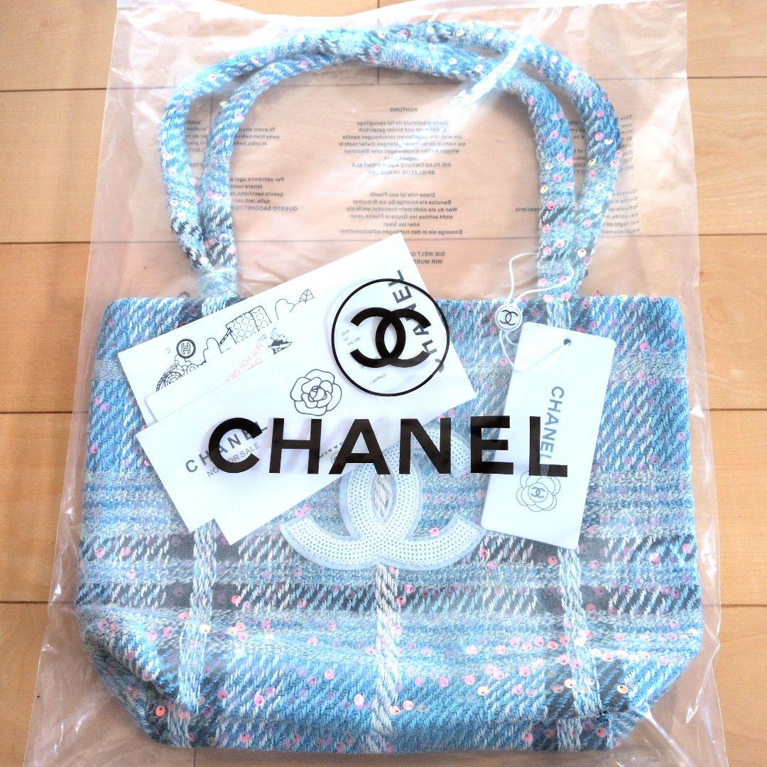 H*i様 CHANEL ツイード チェック トートバッグ