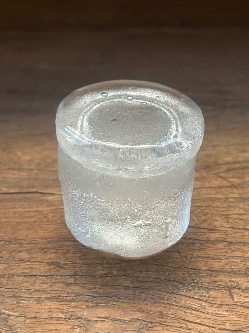 今井美智　IMAI Michi ガラス　氷 蓋物