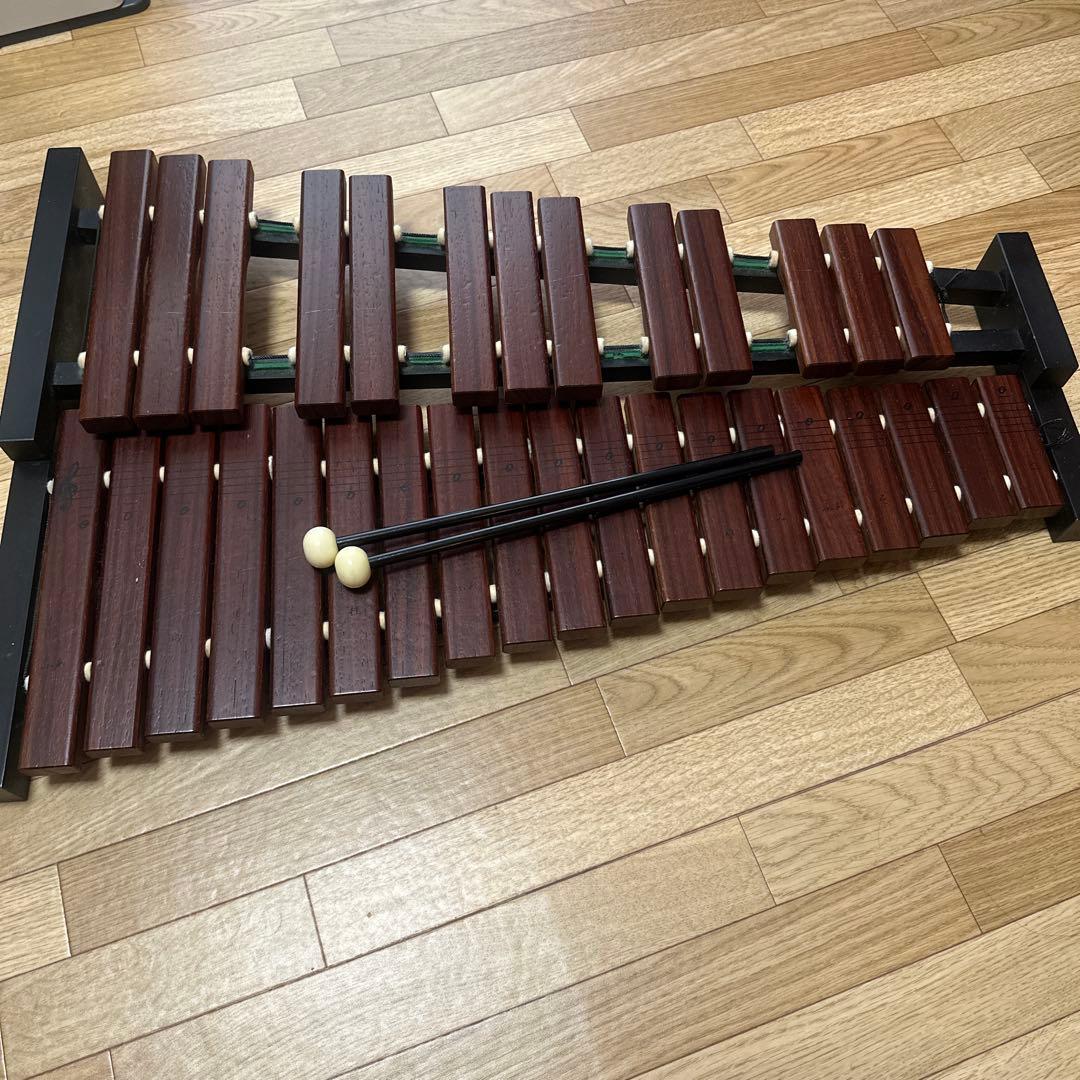 YAMAHA シロフォン 木製 マレット付き