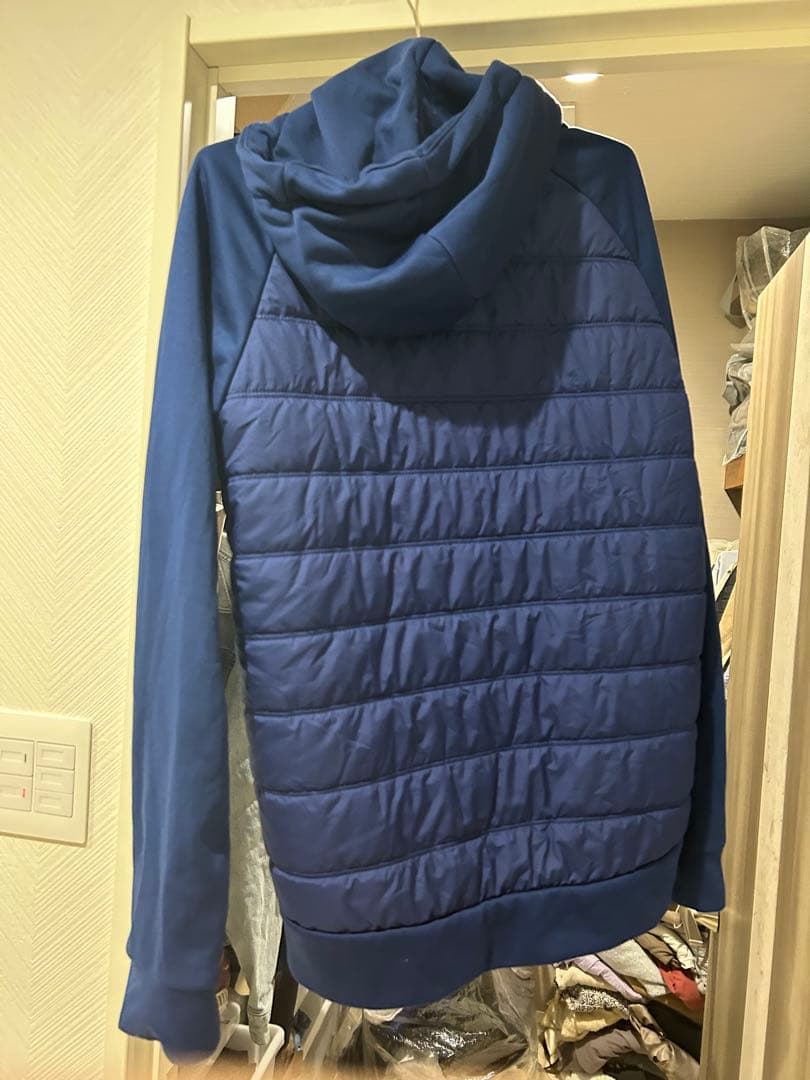 Nike フード付きアウター L ブルー　セットアップ