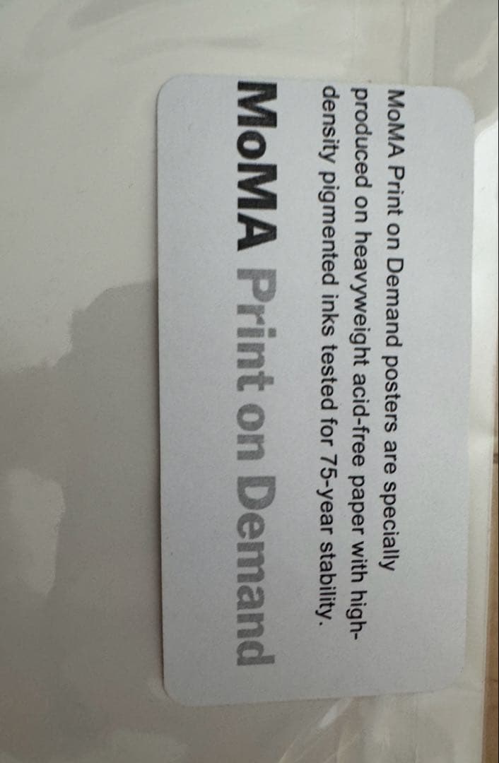 【MOMA】別売できます！ポスター5枚セット