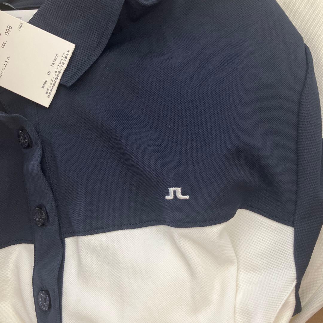 J.Lindeberg TXジャージ ポロシャツ サイズ40 ネイビー/ホワイト