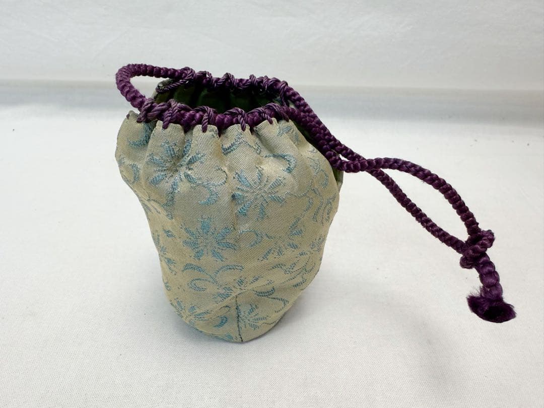 未使用 茶道具 玄々斎好写 出合桟蓋 茶通箱 木製朱塗 松鶴蒔絵棗 大津袋 茶入