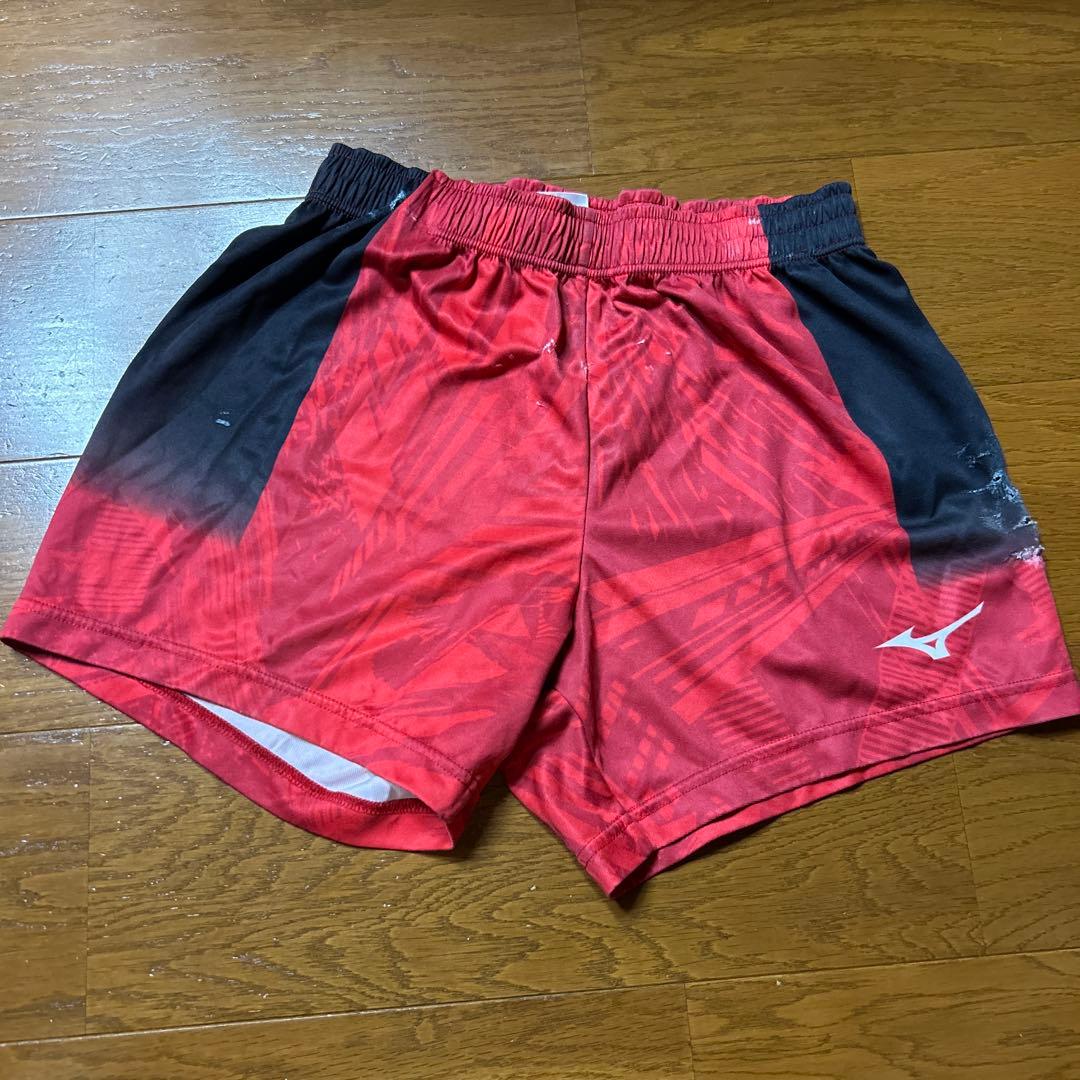 日本大学 ゲームパンツ 赤