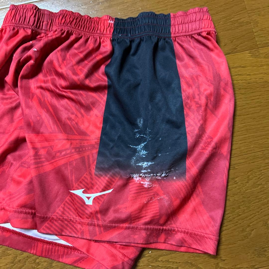 日本大学 ゲームパンツ 赤