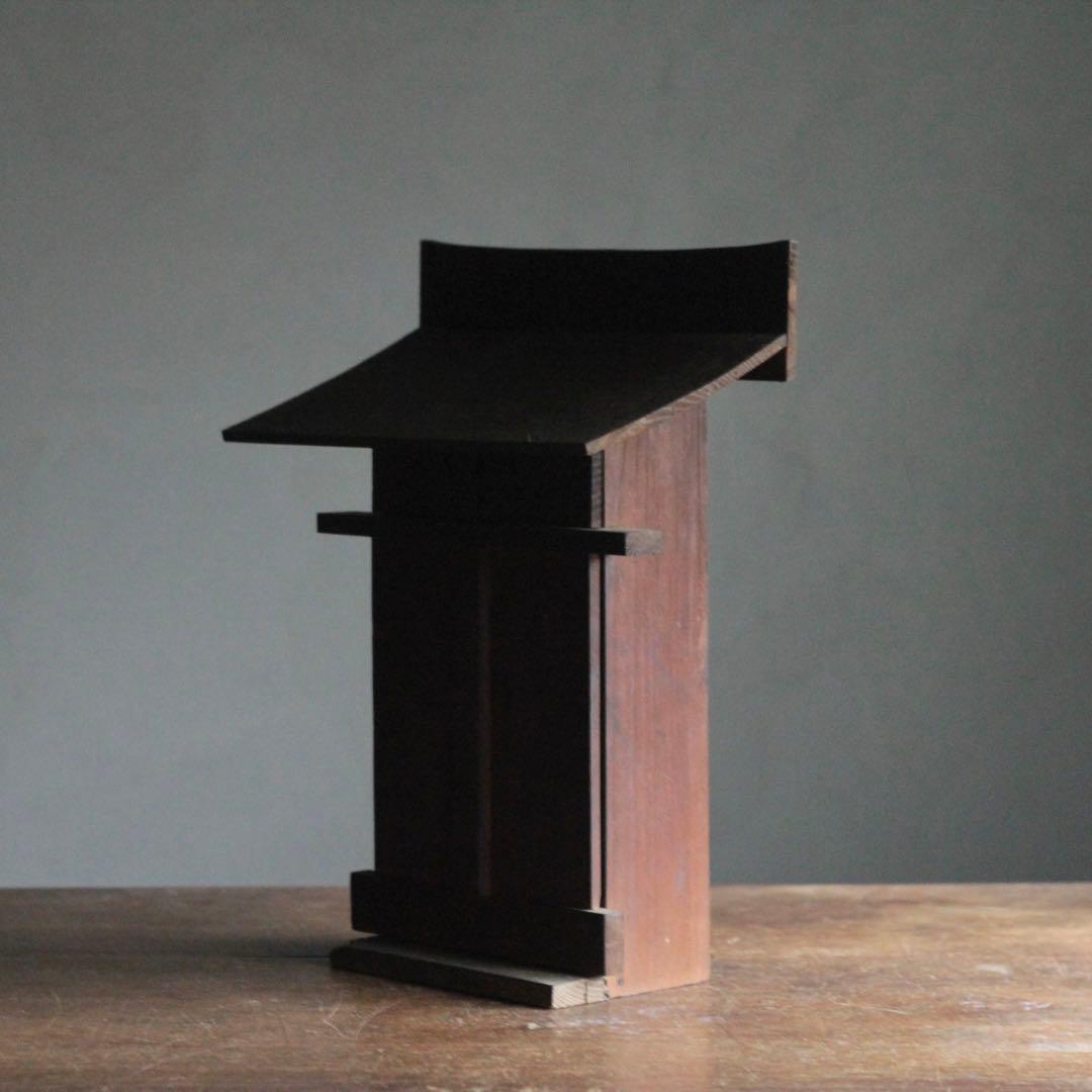 古い 木製 厨子 No.5 金弊 古美術 古道具 アンティーク