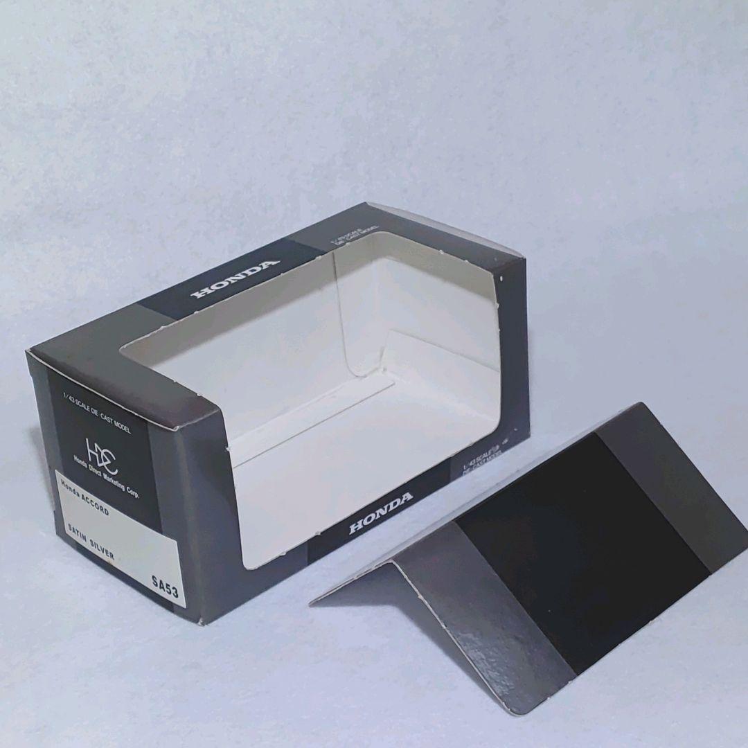 Honda accord アコード 1/43 ミニカー SATINSILVER