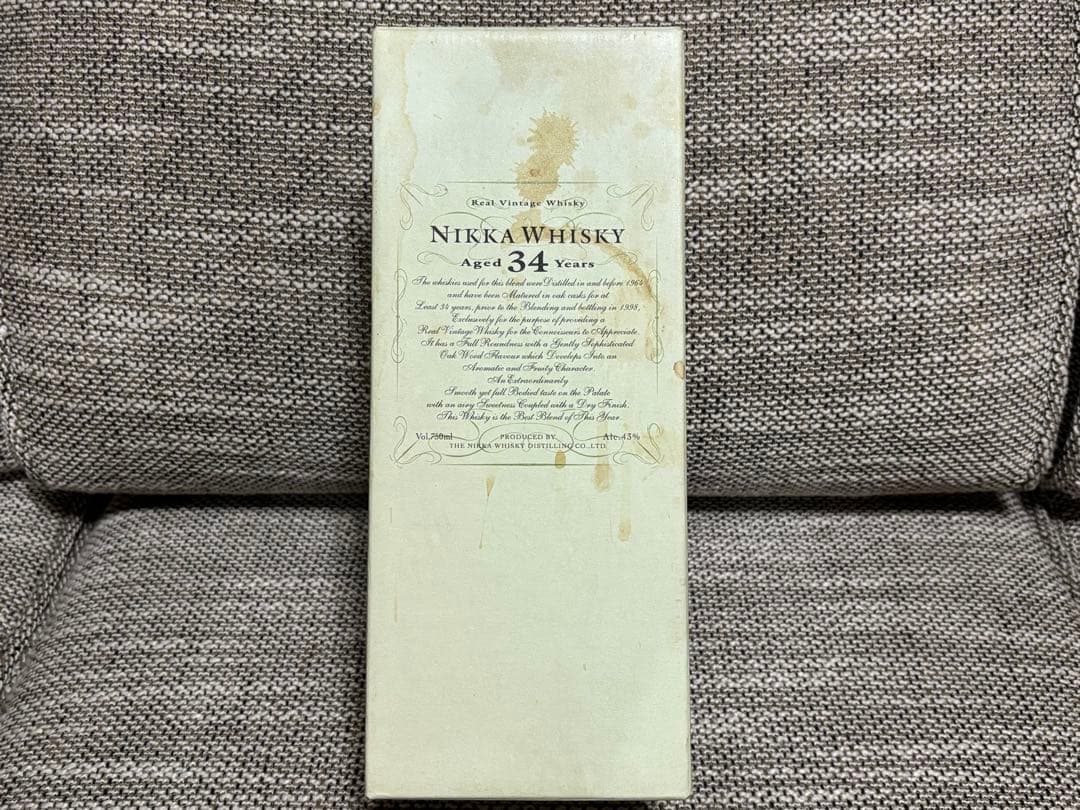 【未開封】　ニッカウヰスキー　34年 1998