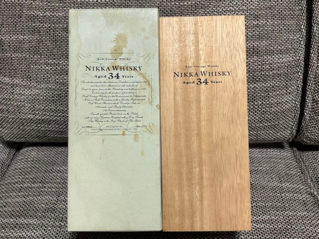 【未開封】　ニッカウヰスキー　34年 1998