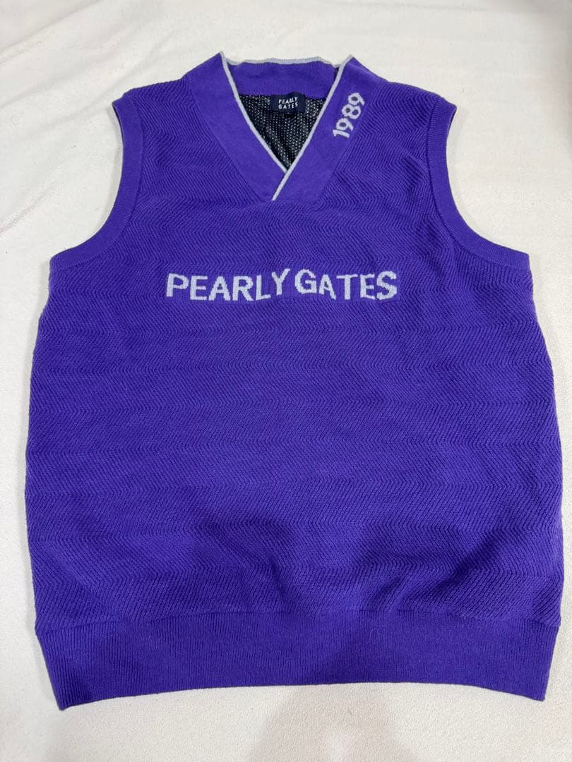 パーリーゲイツ　メンズ　セーターベスト