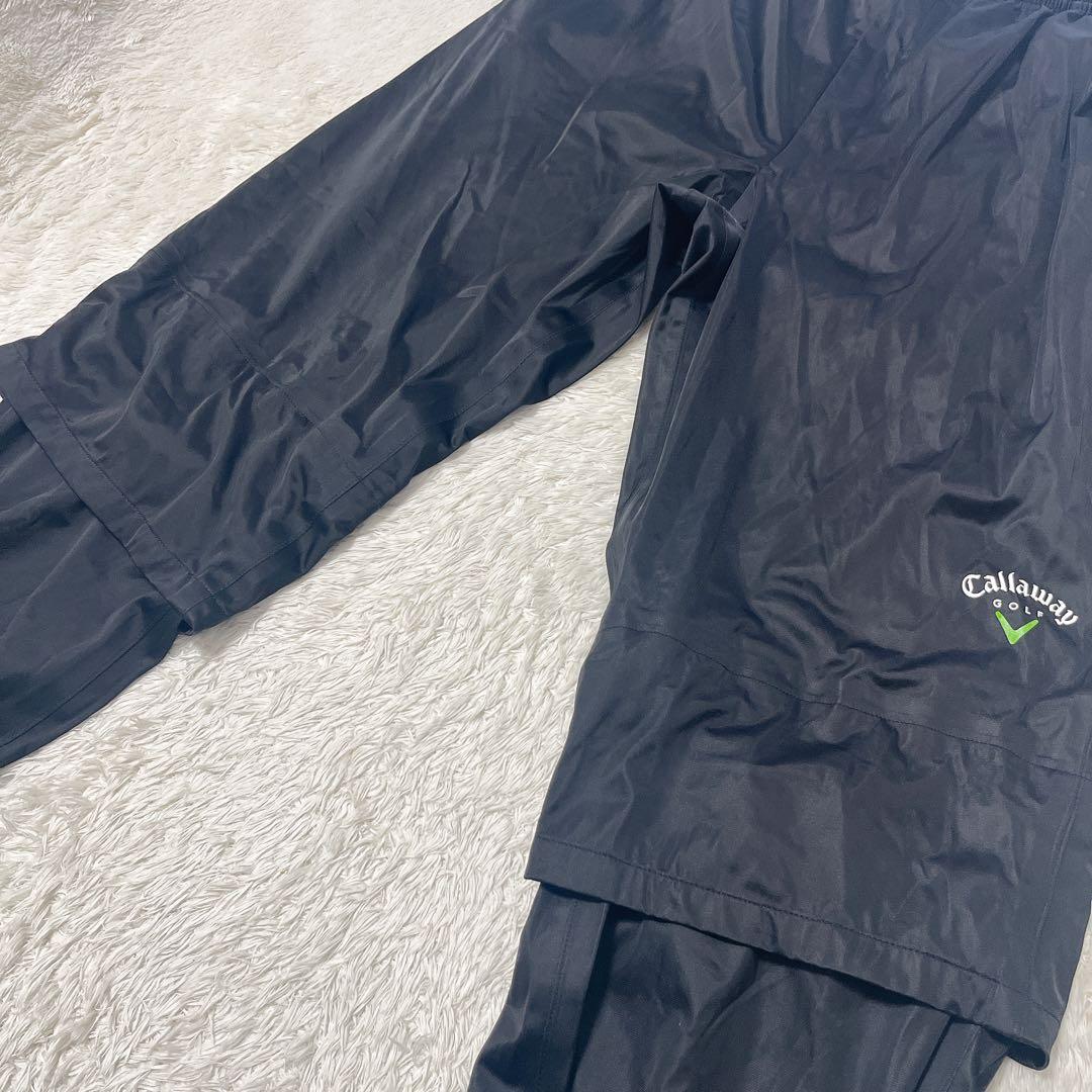 美品 callaway キャロウェイ ゴルフ レインウェア セットアップ LL
