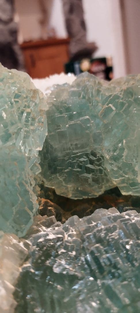 約8.5kg フローライト原石 結晶 発光　蛍石　鉱石　宝石　水晶　クリスタル