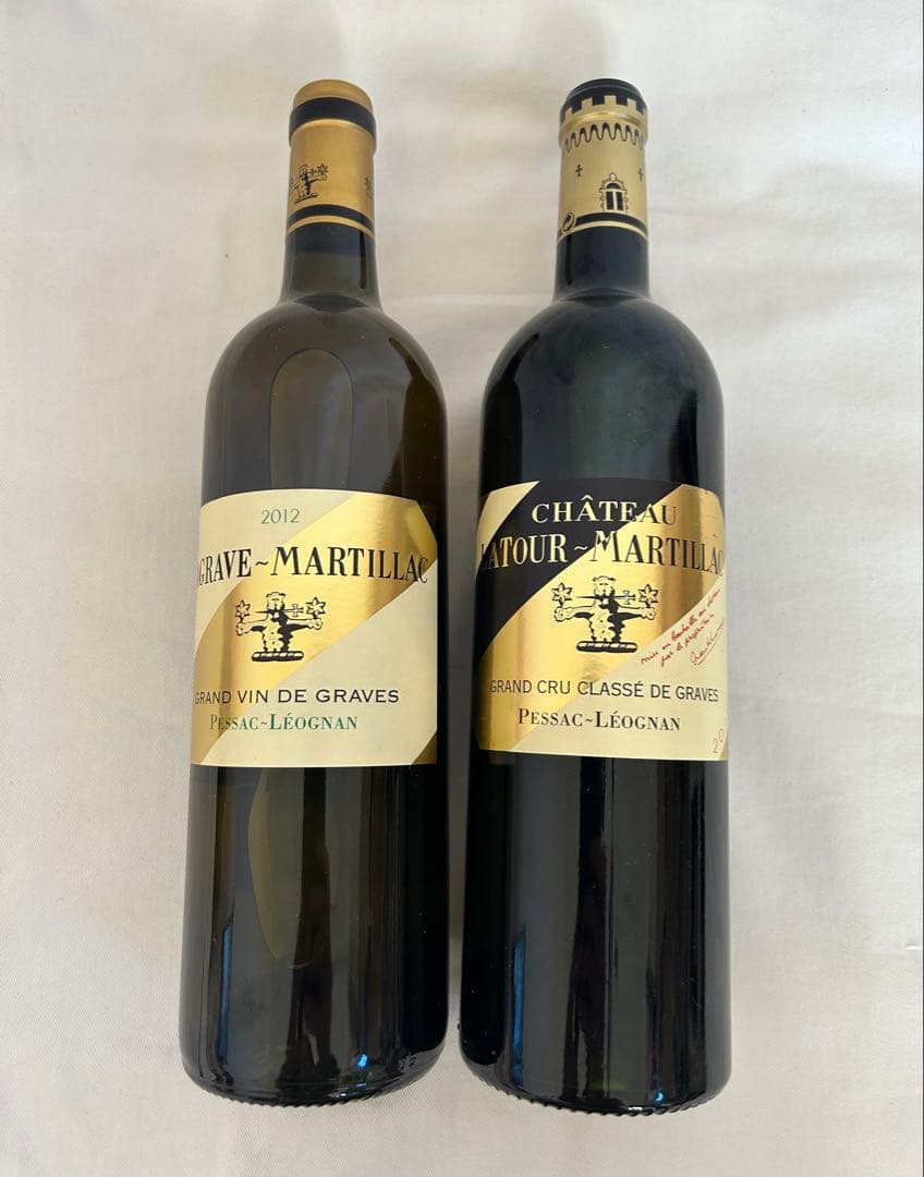【未開栓】2011、2012 ヴィンテージワイン、ラ・グラーヴ～マルティヤック