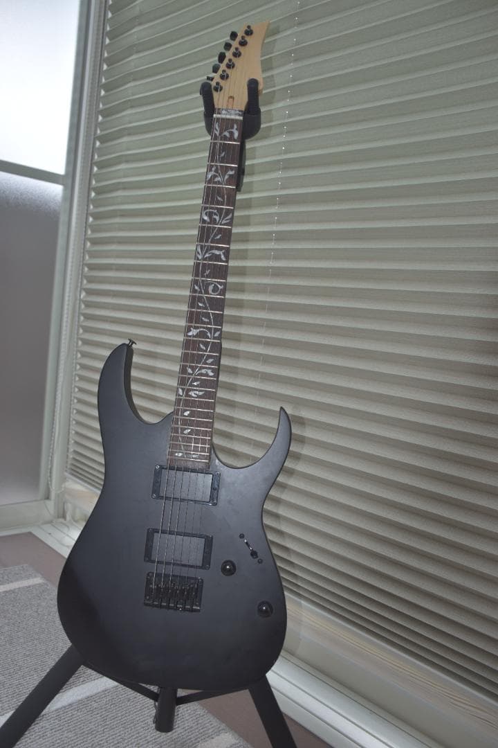 Ibanez GIO mod エレキギターブラック フラット　一部変更