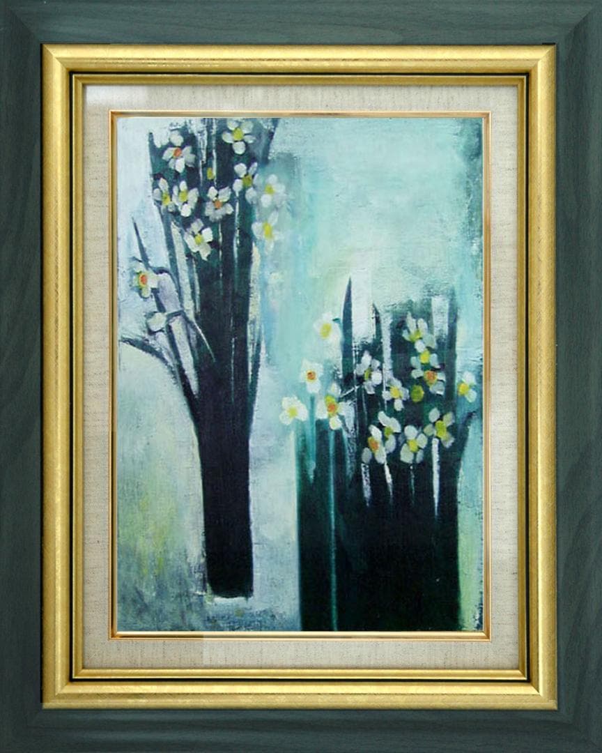 油絵 菅家令子 絵 絵画 インテリア　F6-182023　花