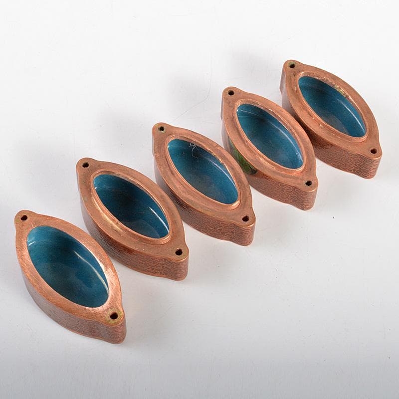 eyeknow74　時代提げ物　古七宝琺瑯彩　葵文印籠　N　6228