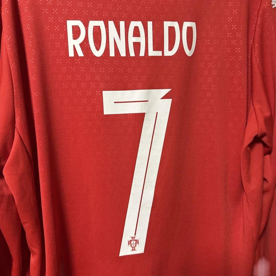 ポルトガル代表2025ホーム長袖レプリカユニフォーム 7番ロナウドCR7