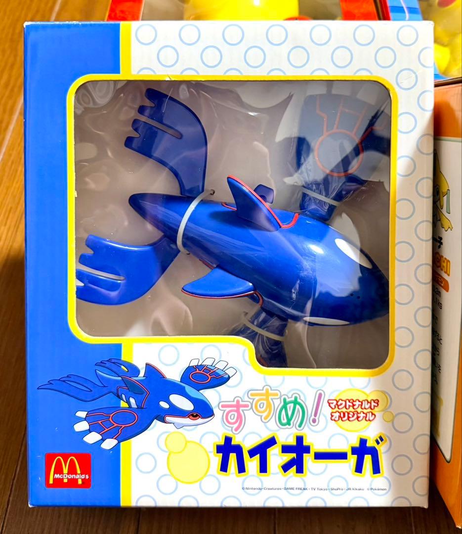 ポケモン マクドナルドオリジナル フィギュア ピカチュウ カイオーガ ジラーチ