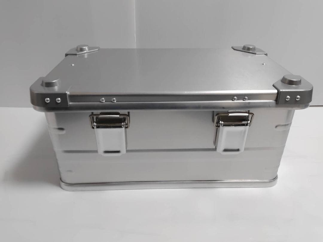 アルミコンテナ　30L　シルバー　上蓋カスタムパネル　フルカスタム