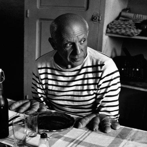 パブロ・ピカソ「ほおづえ」額装ポスター/アート/名画 picasso