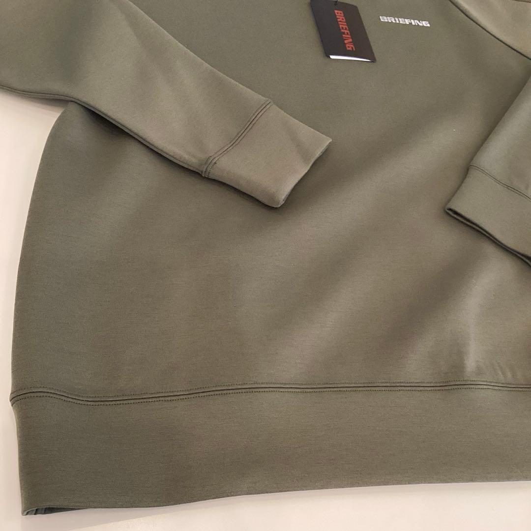新品　BRIEFING MS WARM LOGO LINE CREWNECK L