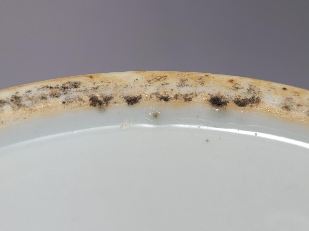 染付 吉祥花紋 花瓶 明清時代 高さ約17.7cm