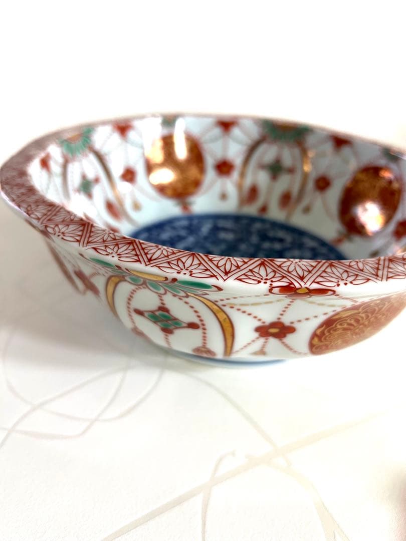 【未使用】和室の飾りに！井ノ口釜　重厚感ある大皿　直径24×8㎝　1.2kg