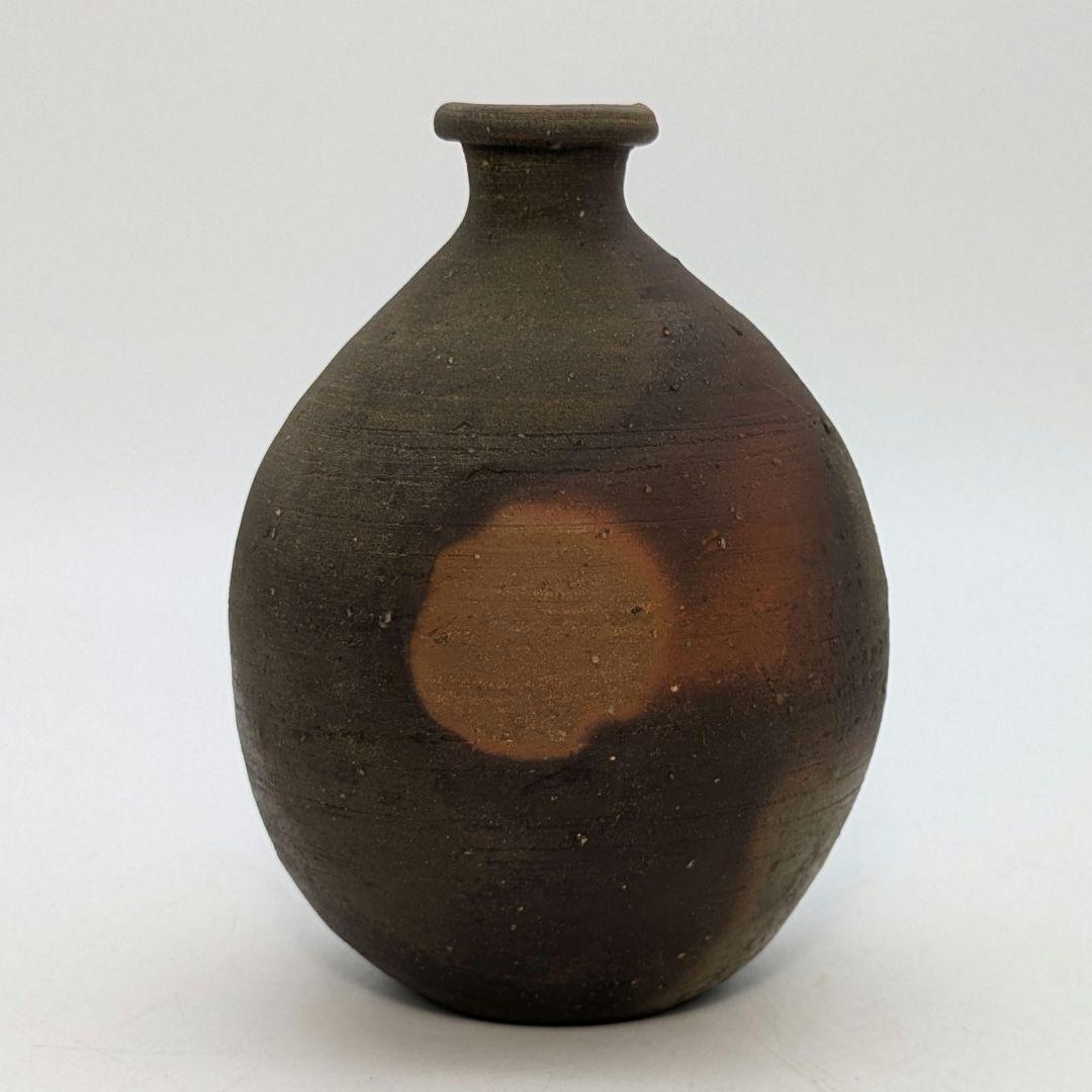 人間国宝 藤原啓 備前焼 徳利 共箱共布栞 酒器 とっくり 花器 一輪挿し花瓶