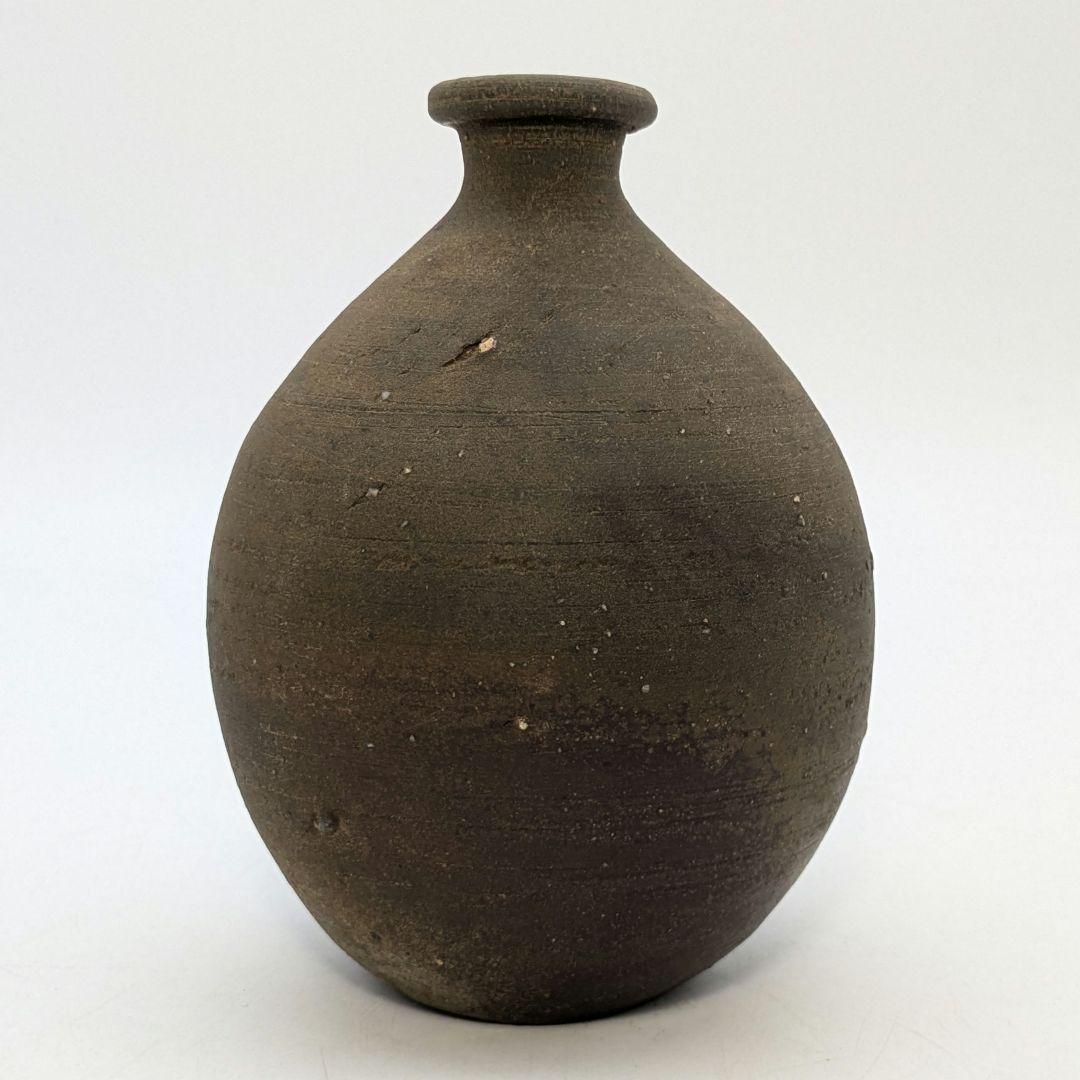 人間国宝 藤原啓 備前焼 徳利 共箱共布栞 酒器 とっくり 花器 一輪挿し花瓶