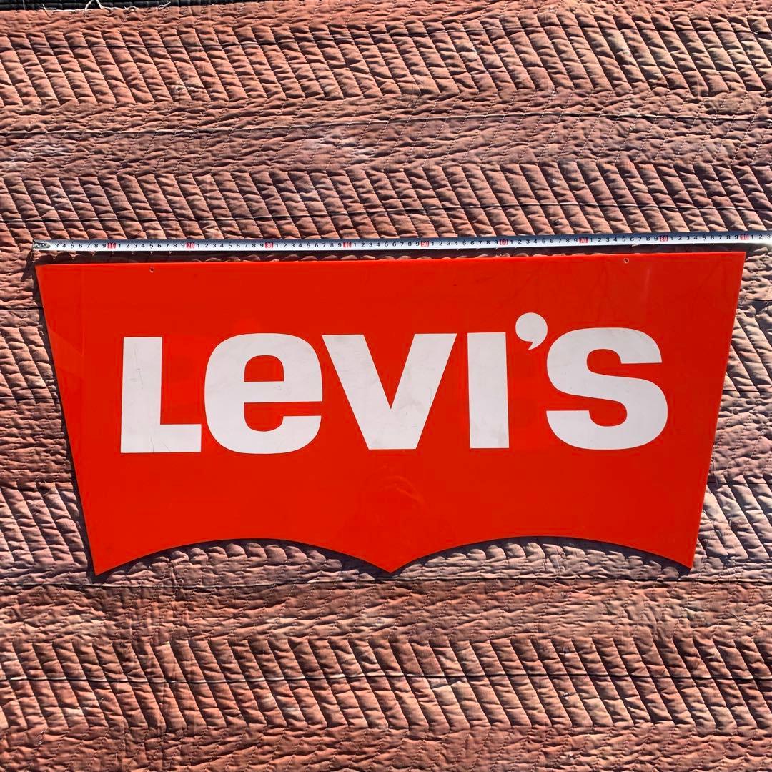 Levi's リーバイス アクリル 看板 ノベリティ　非売品　デニム