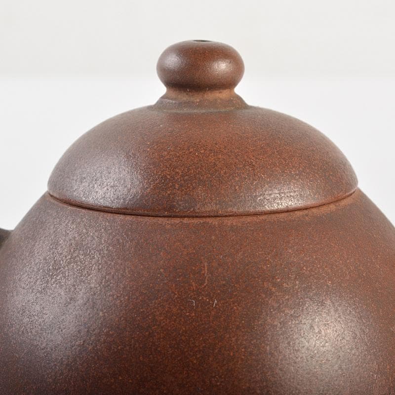 中国　紫砂　朱泥　急須　茶壷　在銘　U　R7299