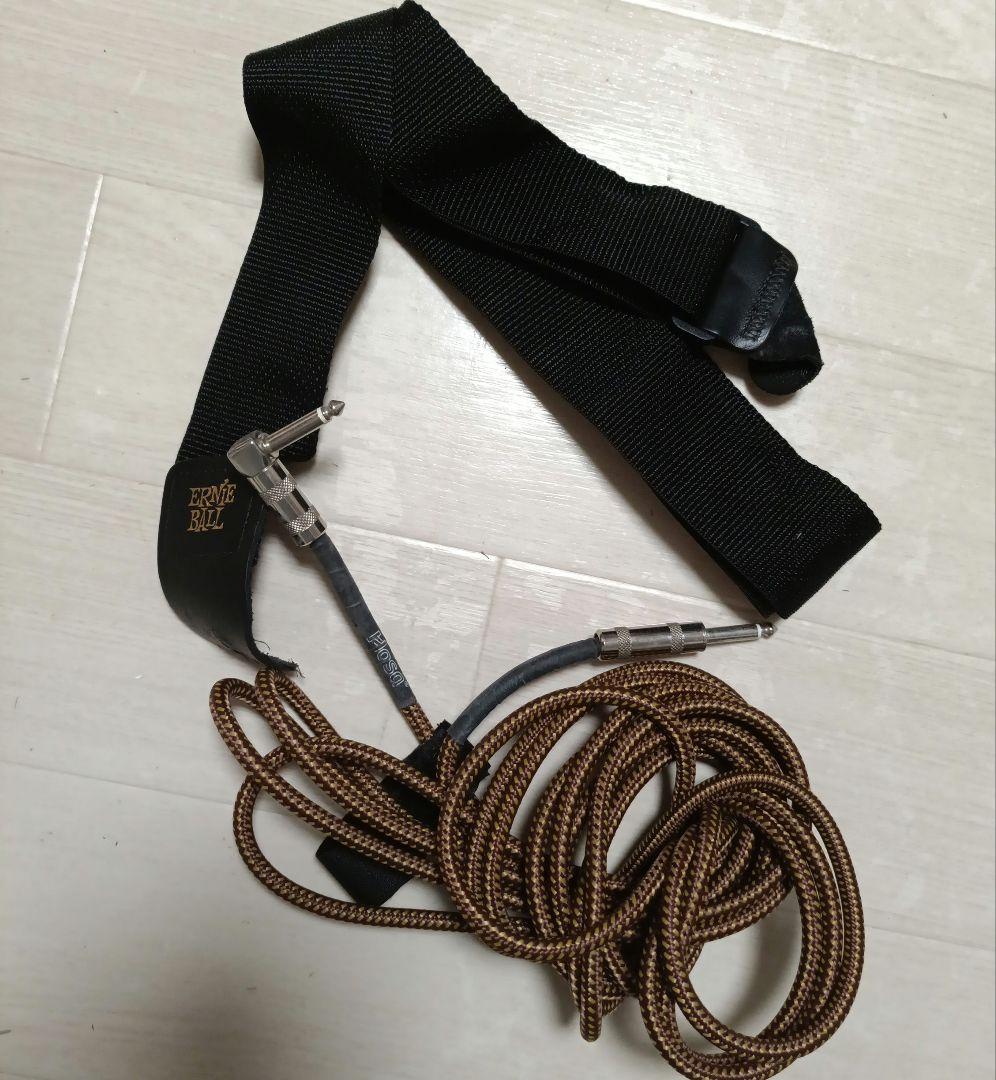 Fender Telecaster ブラック　テレキャスター　シールド　ストラッ