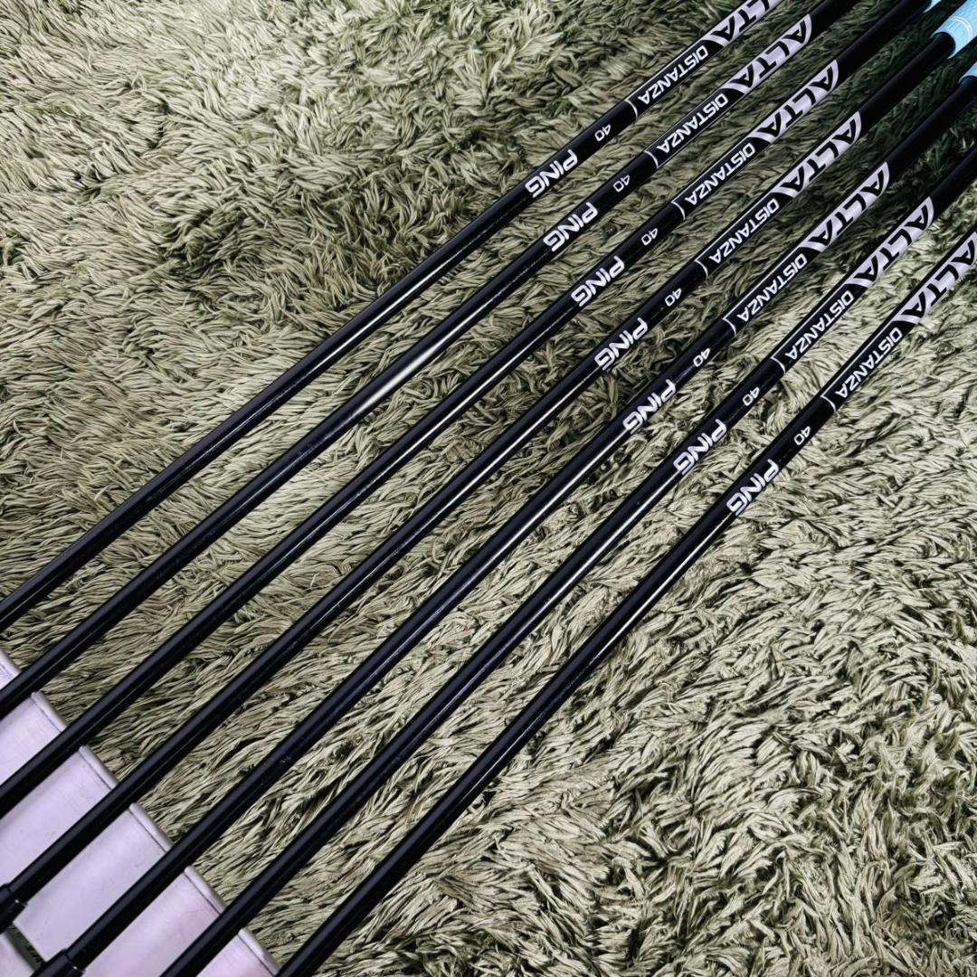 ピン G710 アイアン7本セット メンズゴルフ 初心者 入門 大人気モデル 黒