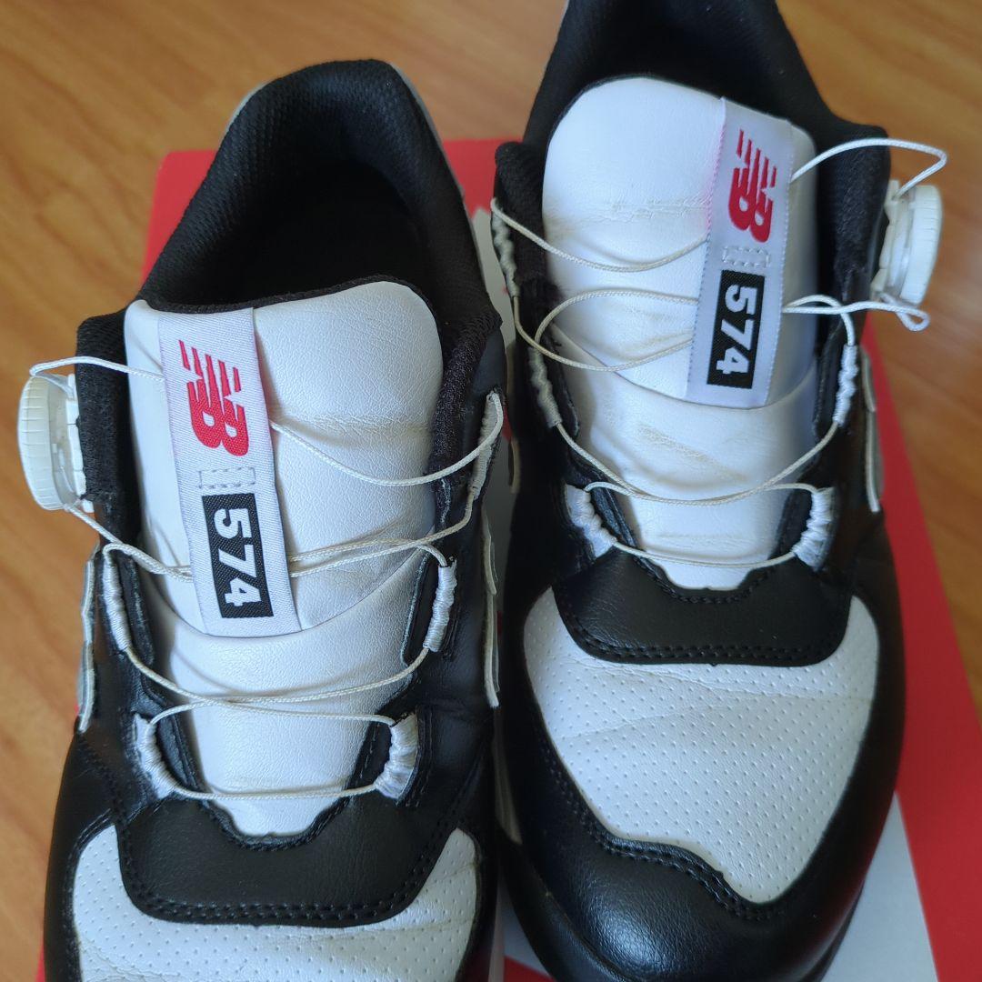 New Balance 574 ブラック/ホワイト