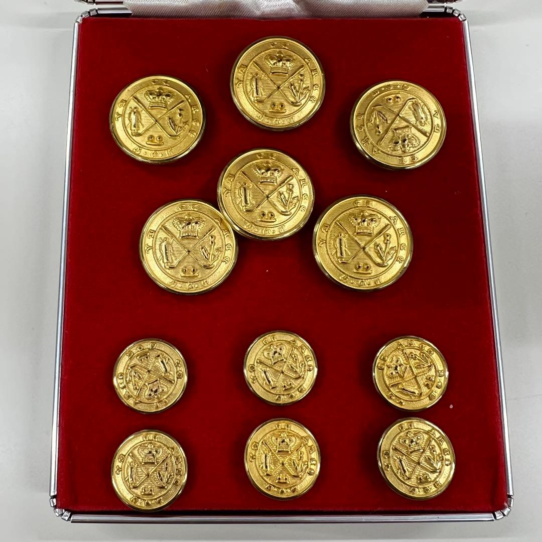 英国 Firmin & Sons 金属ボタンセット ケース付 ロンドン