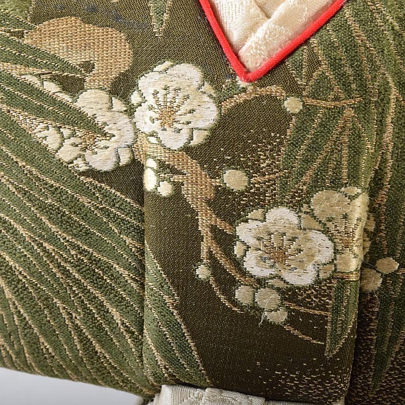 三橋トリ作　雛人形　立雛　梅寿　共箱　M　R8225B